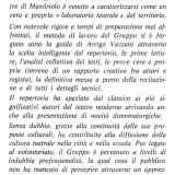 Il malato immaginario (Moli&egrave;re). Gruppo Teatrale Mandriolo, 1990.