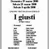 I giusti (Albert Camus). Gruppo Teatrale di Mandriolo, 2000.
