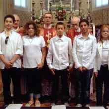 Foto dei cresimati. Domenica 16 settembre 2007, Messa delle ore 17.00.